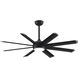 Stellar Custom Black Fan Motor, Blades Sold Separately