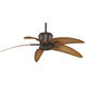 Samuel Dark Natural Accent 26 inch Set of 5 Fan Blades