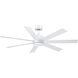 Pendry 56 56 inch Matte White Indoor/Outdoor Ceiling Fan