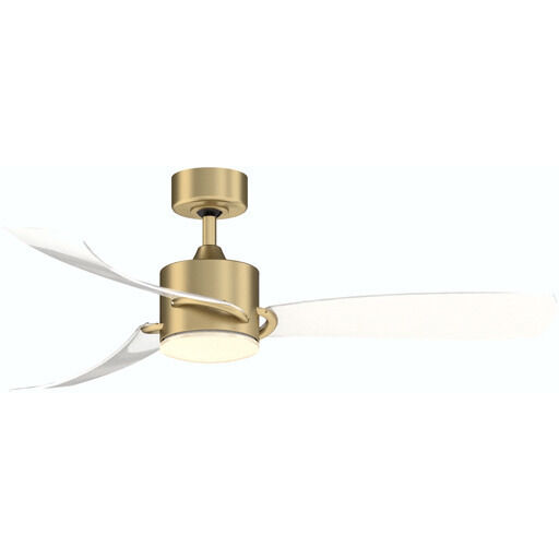 SculptAire 52 inch Chrome with Clear Blades Fan-Uni