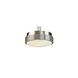 Kute 60 1 Light Brushed Nickel Fan Light Kit