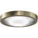 Spitfire LED Brushed Satin Brass Fan Light