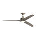 Spitfire Brushed Nickel Fan Motor, (Motor Only - Blades sold separately)