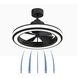 Gleam 16 inch Black Fan-Uni