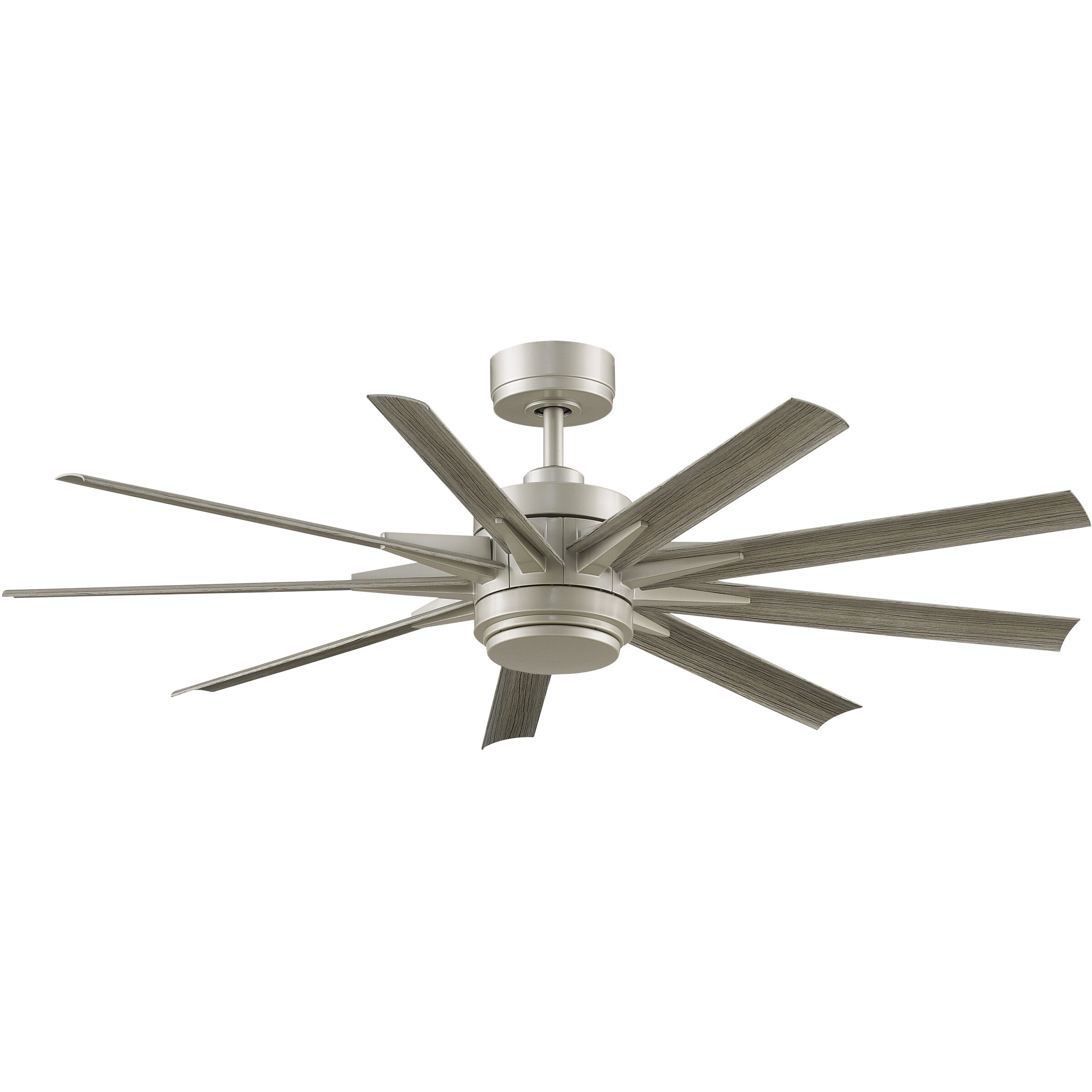 Odyn Custom 8.27 inch Brushed Nickel Fan Motor Only, Blades Sold Separately