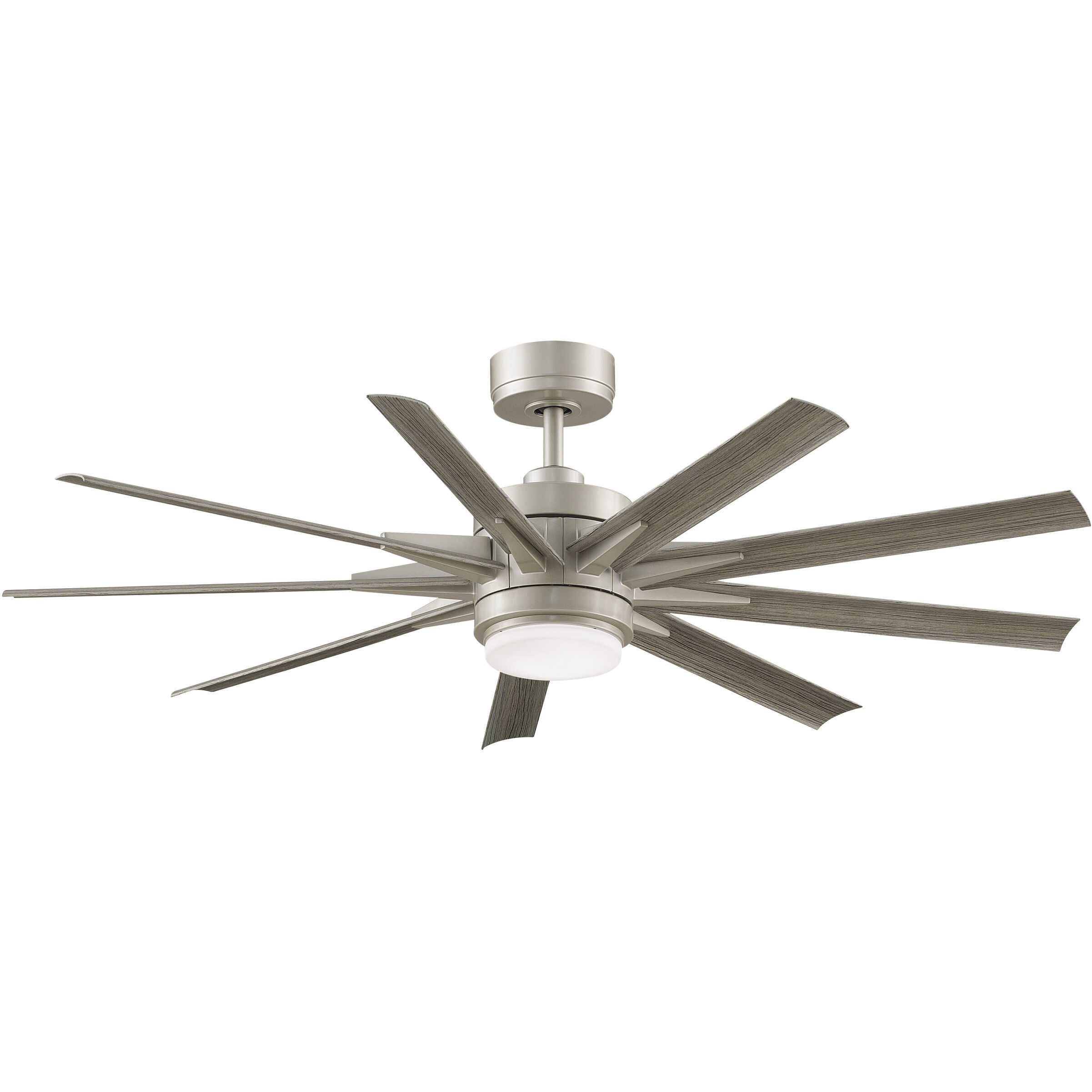 Odyn Custom 8.27 inch Brushed Nickel Fan Motor Only, Blades Sold Separately