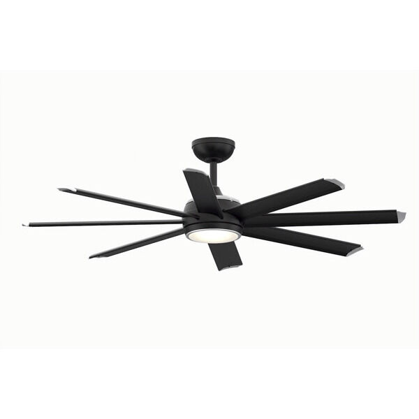 Stellar Custom Black Fan Motor Only, Blades Sold Separately
