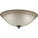 myFanimation 3 Light Incandescent Dark Bronze Fan Light
