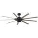 Odyn Custom Brushed Nickel 31.93 inch each Fan Blade in 72
