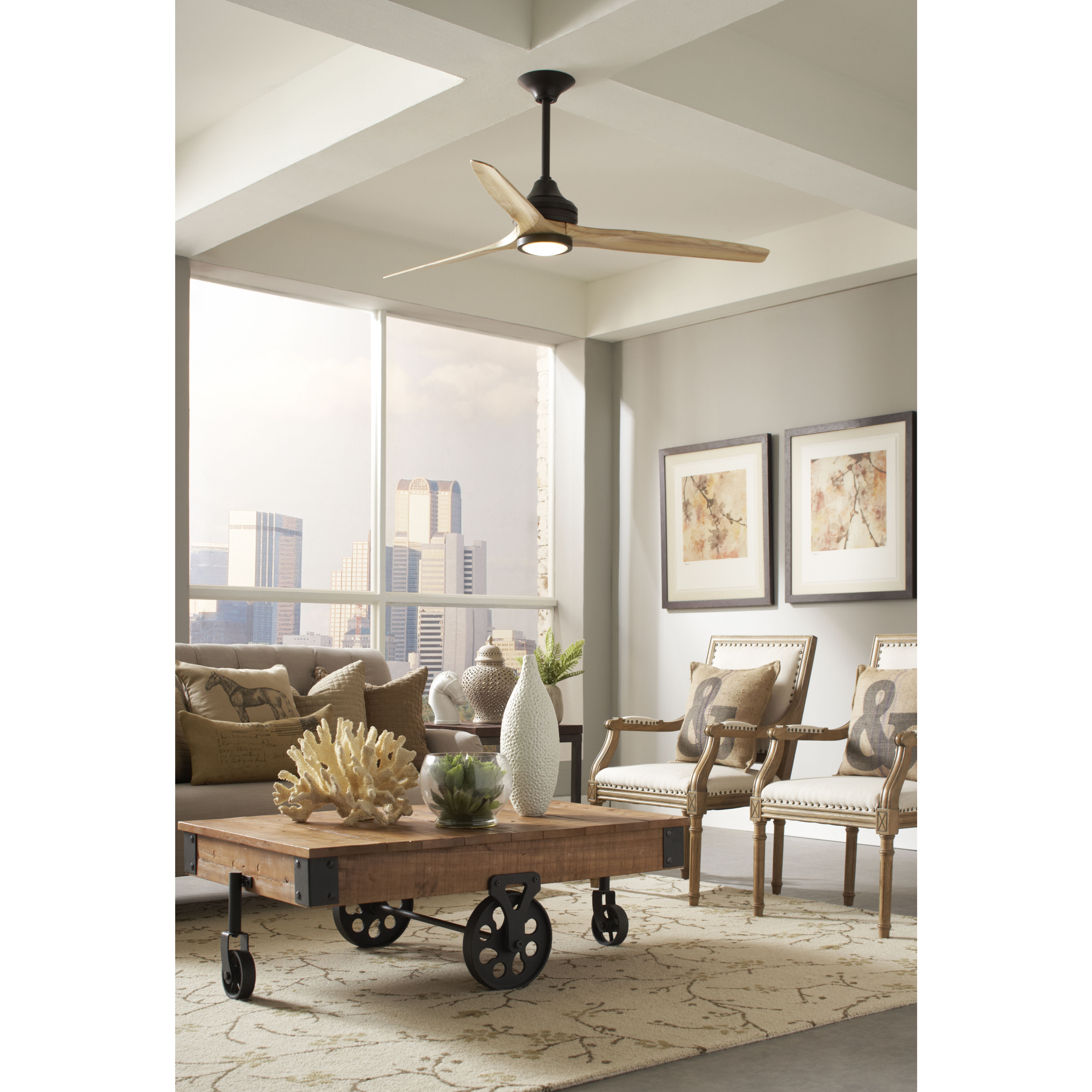 Spitfire Natural 29.16 inch Each Fan Blades in 60