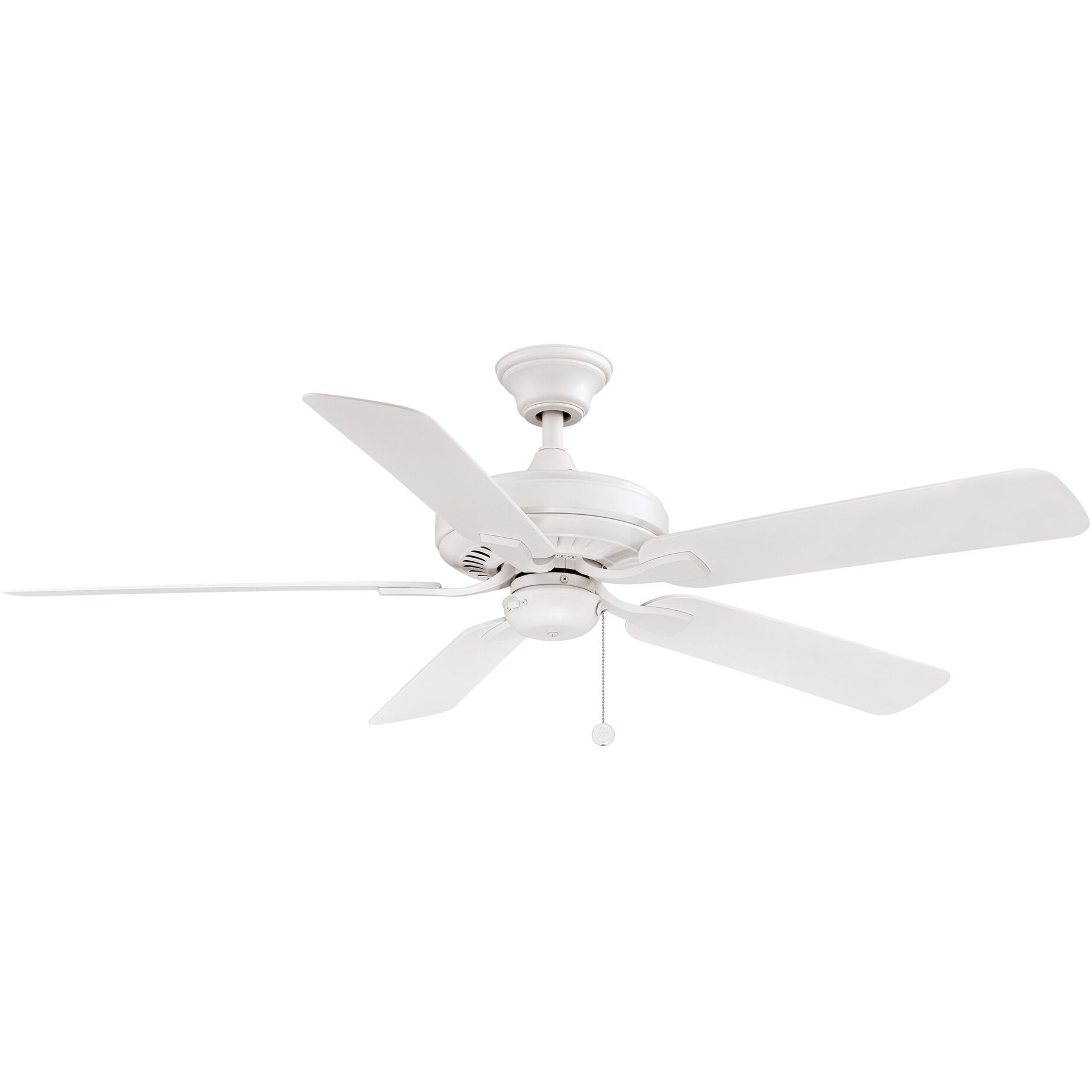 Edgewood 52 52 inch Matte White Fan-Uni