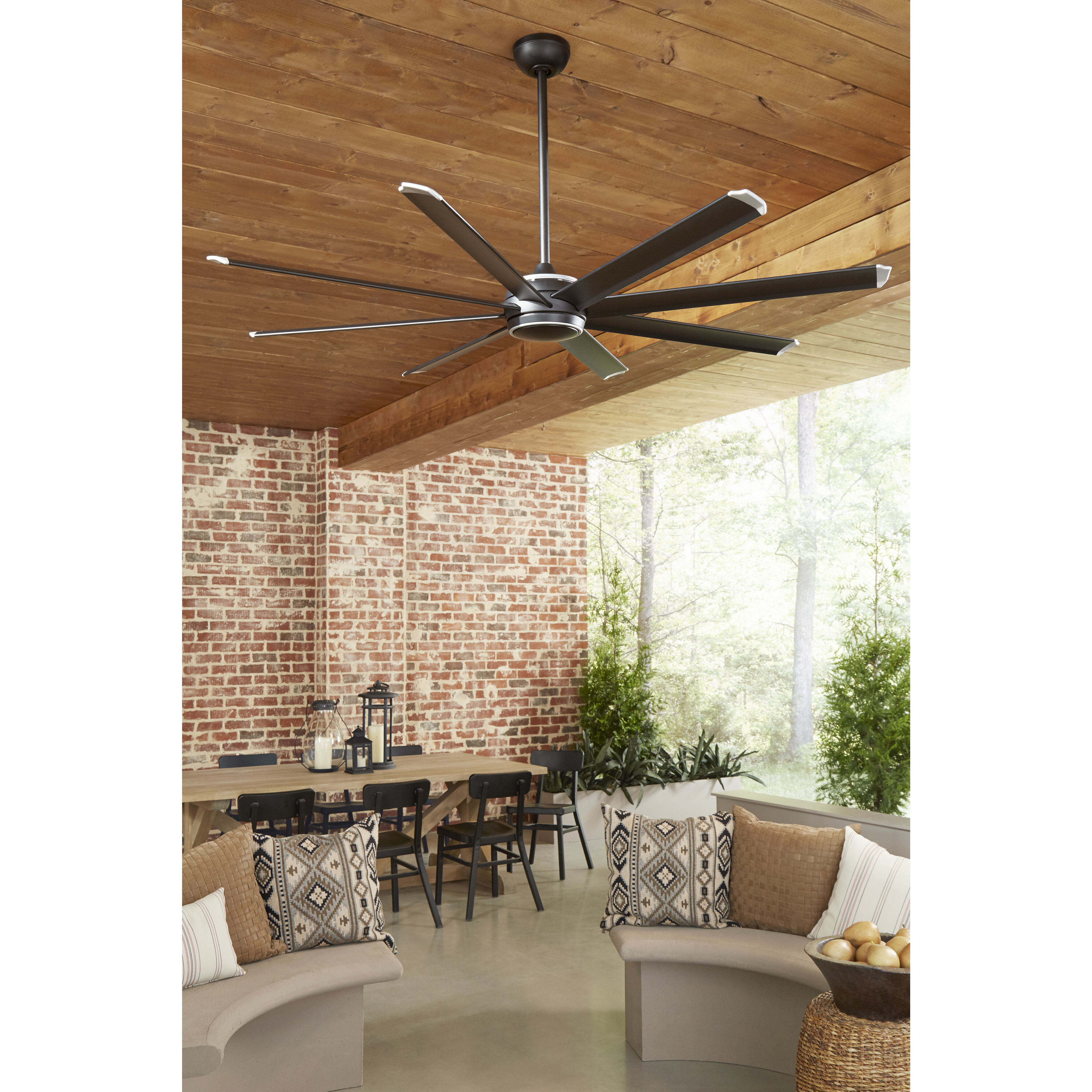 Stellar Custom 9.21 inch Black Fan Motor Only, Blades Sold Separately