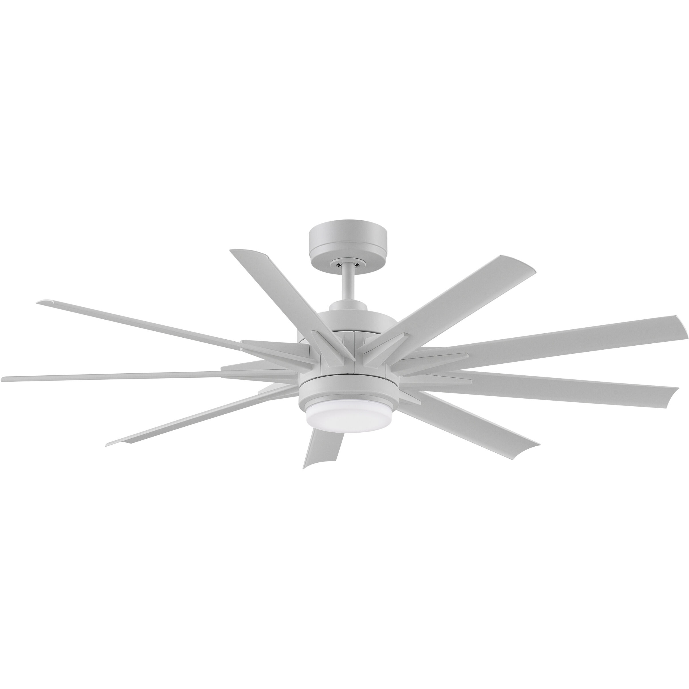 Odyn Custom 8.27 inch Matte White Fan Motor Only, Blades Sold Separately