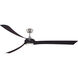 Wrap Custom 1 Light Brushed Nickel Fan Light Kit