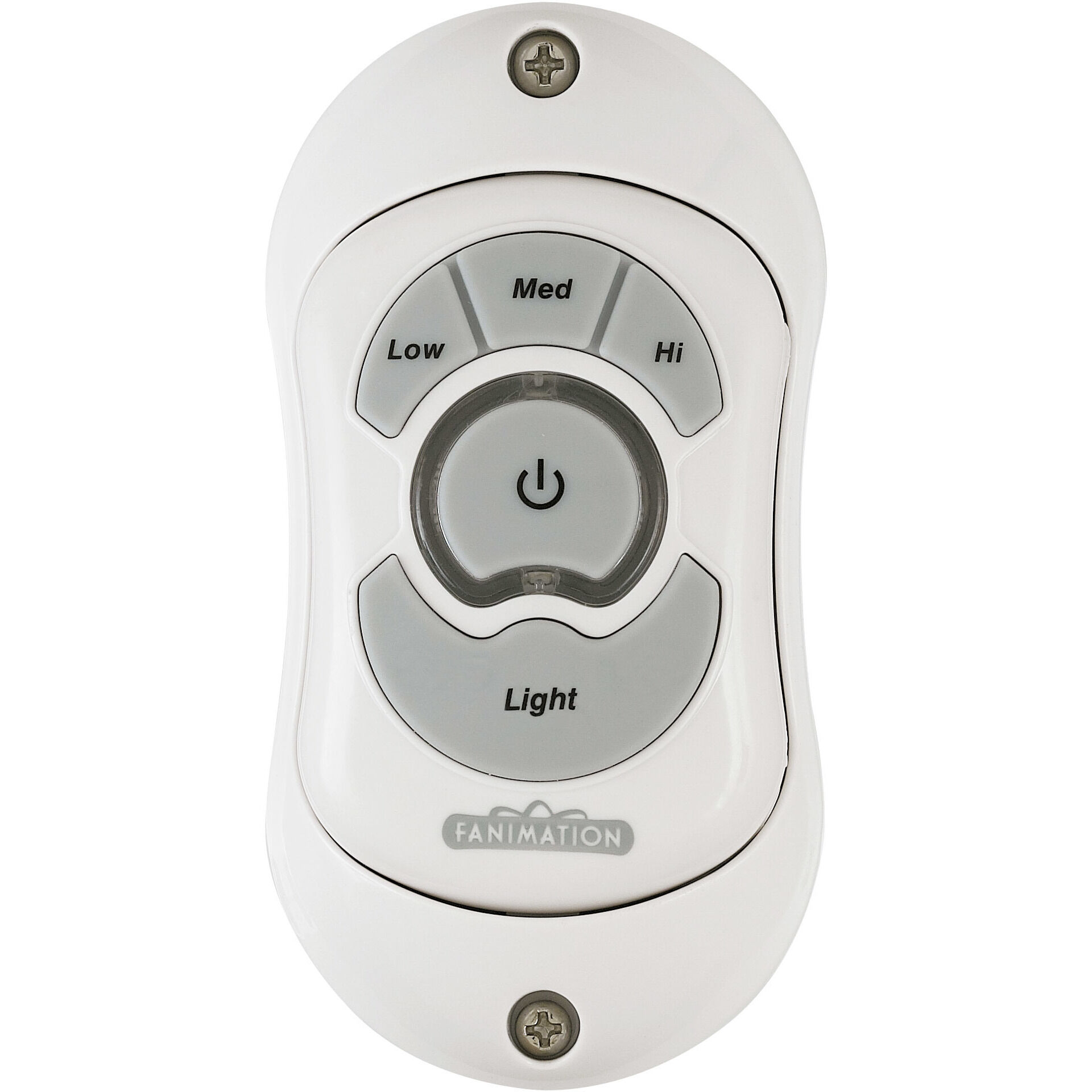 Controls White Fan Wall Control, Non-Reversing