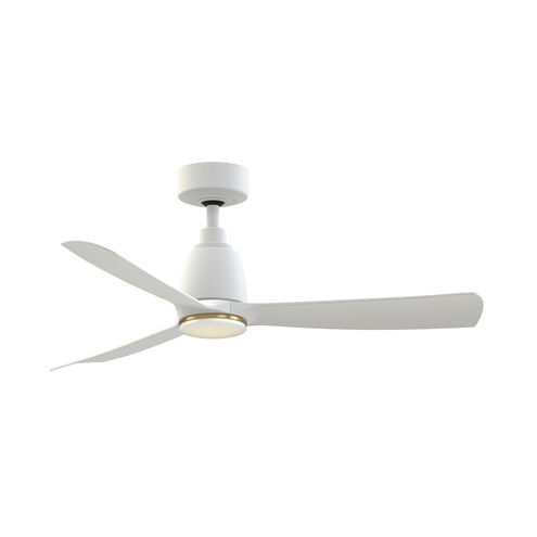 Kute 44 44 inch Matte White Indoor/Outdoor Ceiling Fan