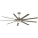 Odyn Custom 8.27 inch Brushed Nickel Fan-Multi, Blades Sold Separately