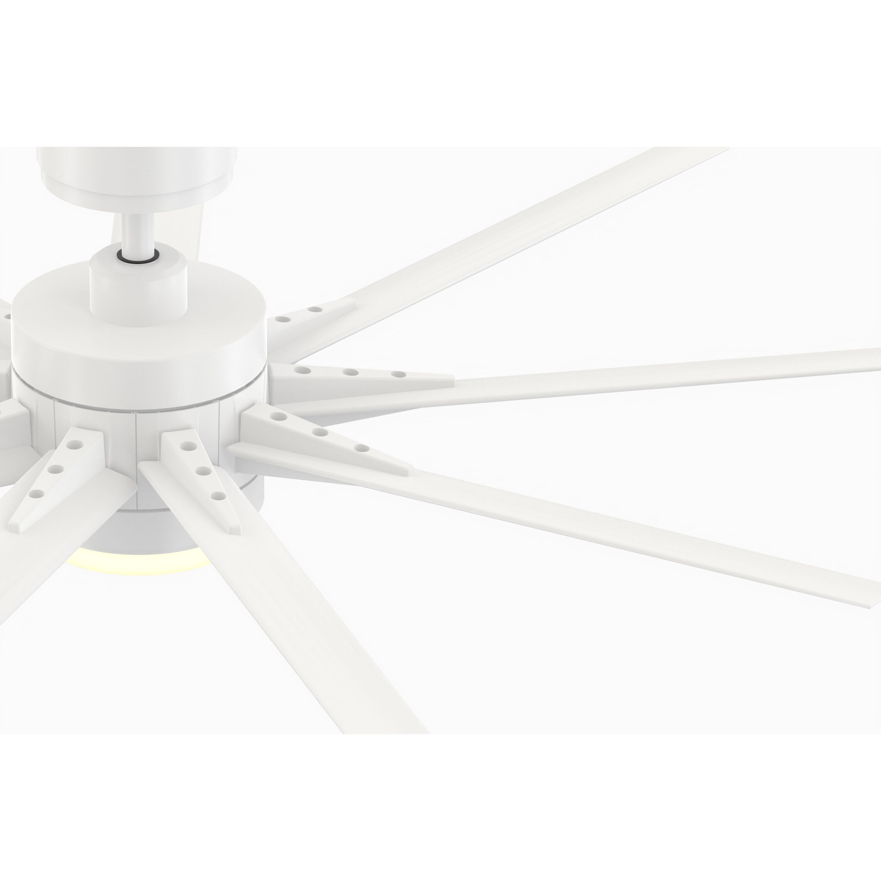 Odyn Custom 8.27 inch Matte White Fan Motor Only, Blades Sold Separately