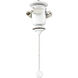 Fitters 3 Light Matte White Fan Light