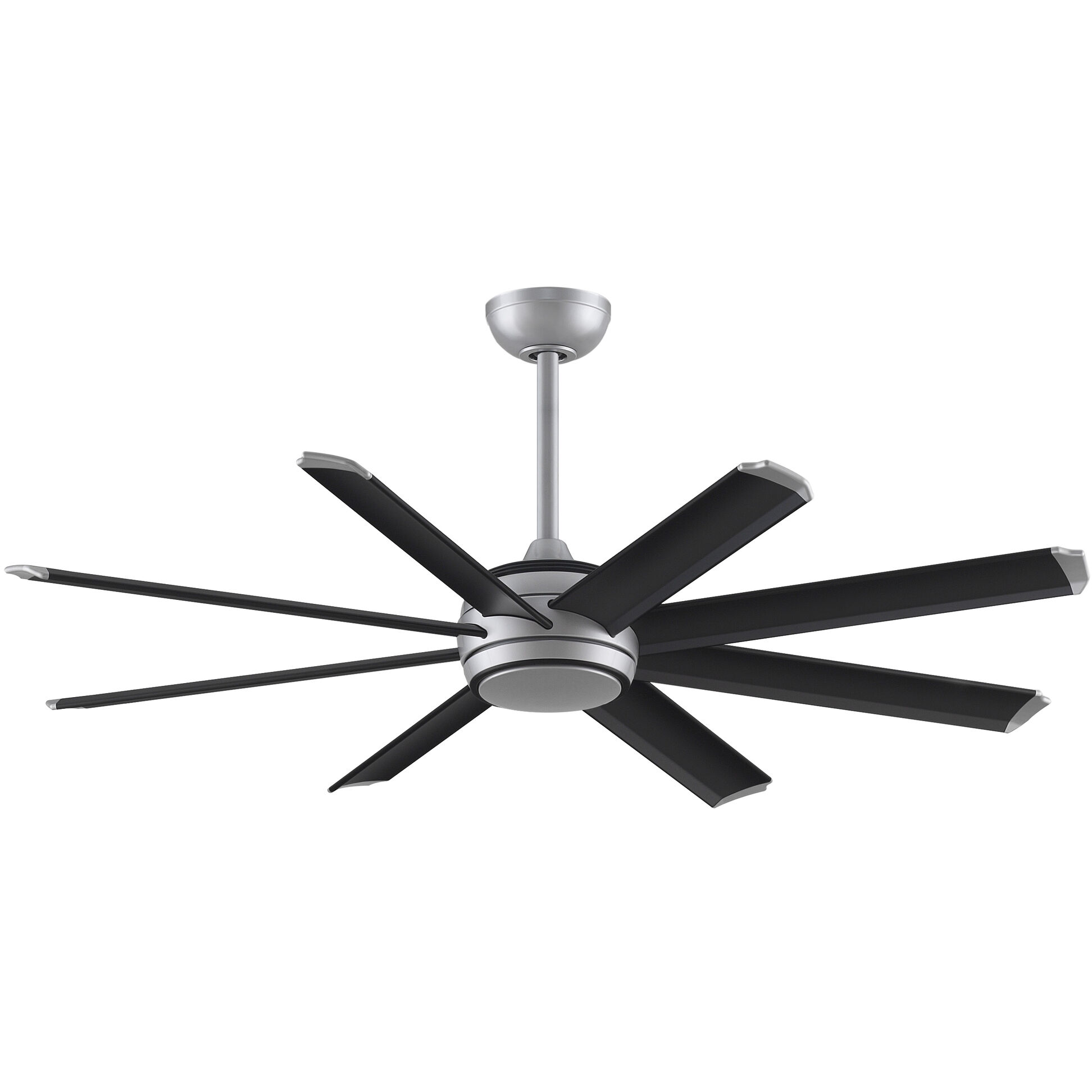 Stellar Custom 9.21 inch Silver Fan Motor Only, Blades Sold Separately
