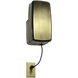Punkah Antique Brass Fan Motor Only, Blades Sold Separately, Motor Only