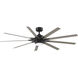 Odyn Custom Brushed Nickel 31.93 inch each Fan Blade in 72