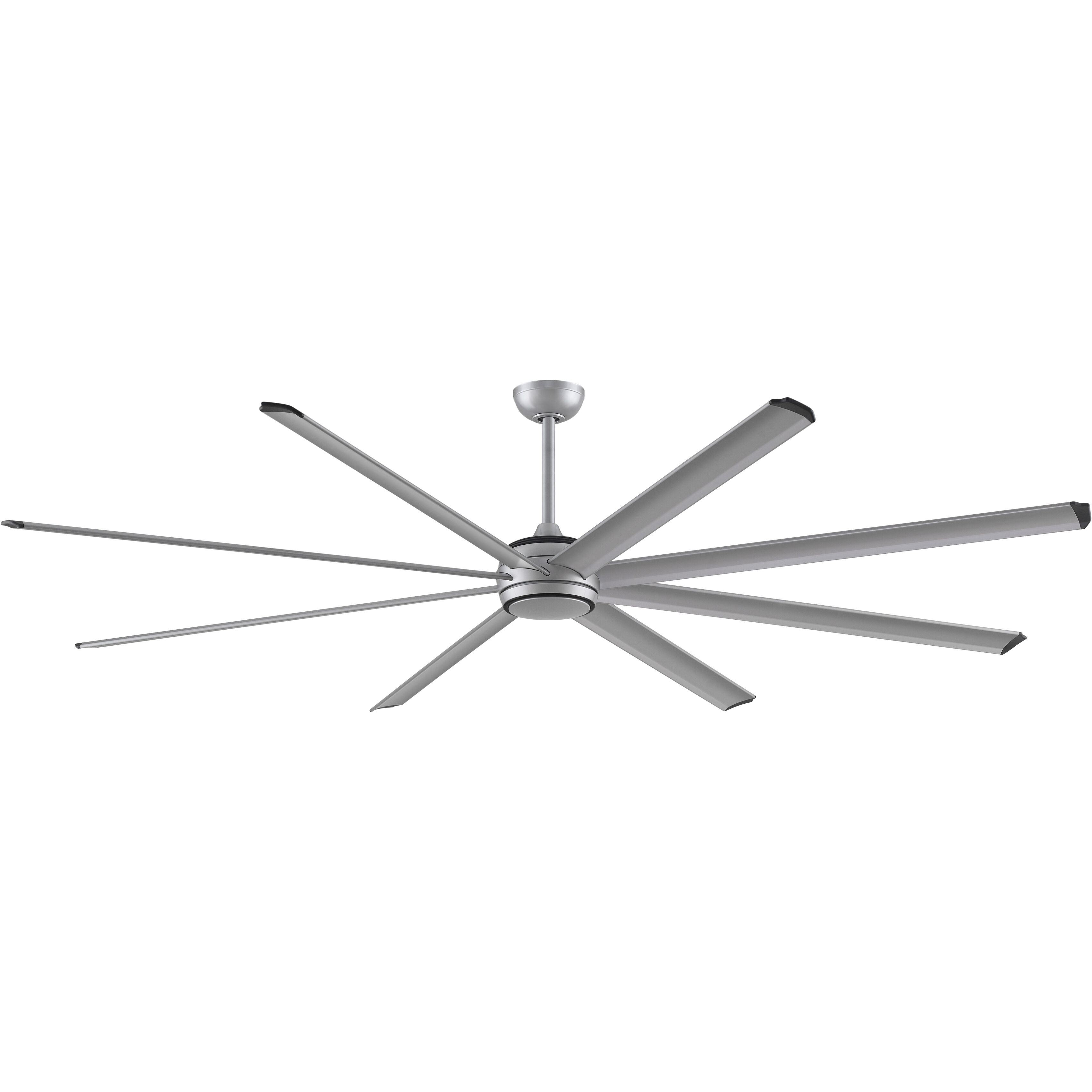 Stellar 96 9.21 inch Silver Fan Motor Only, Blades Sold Separately
