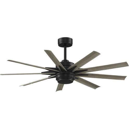 Odyn Custom Black Ceiling Fan Motor, Blades Sold Separately