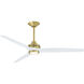 Spitfire LED Brushed Satin Brass Fan Light Kit