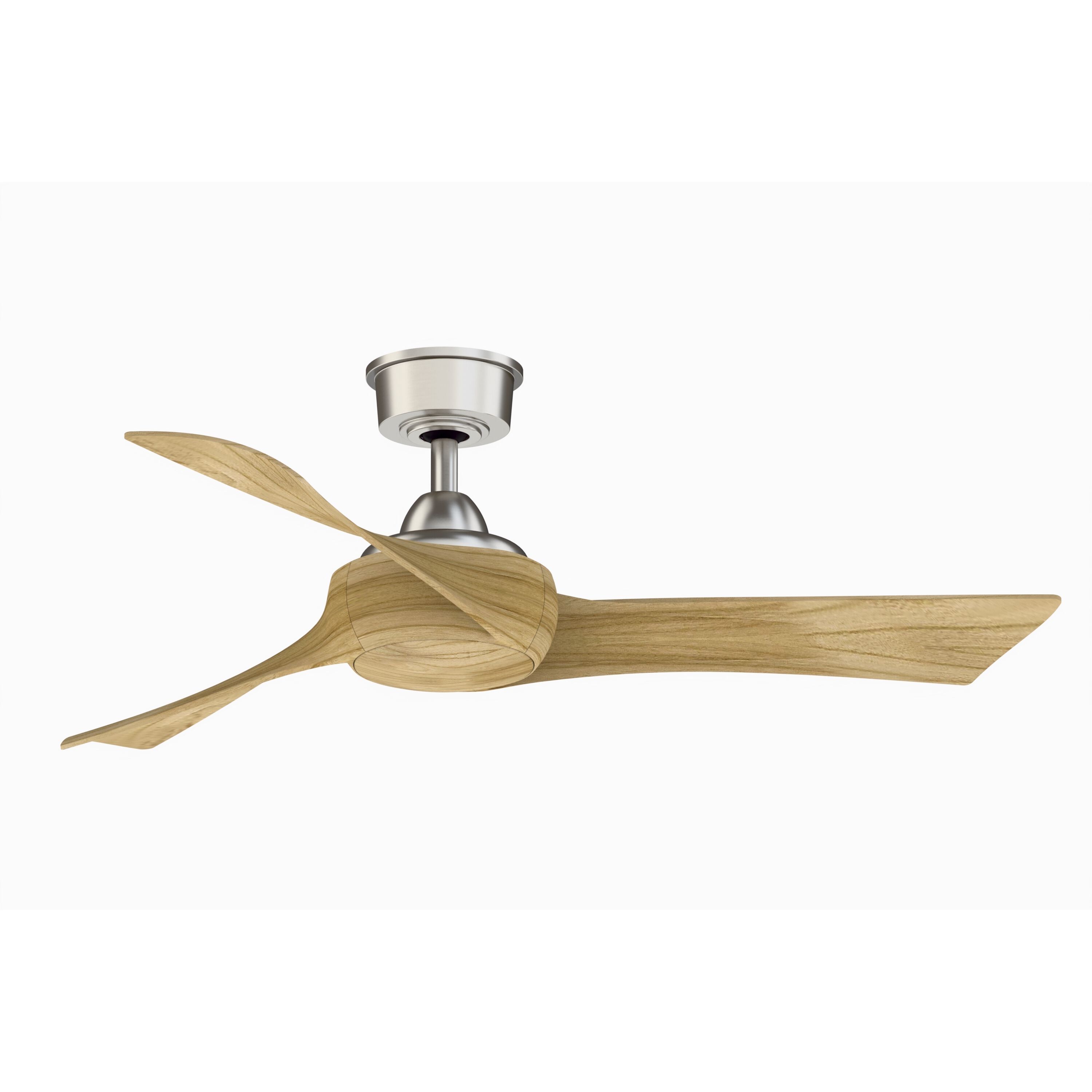 Wrap Custom 8.88 inch Brushed Nickel Fan Motor Only