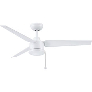 PC/DC 52 inch Matte White Indoor/Outdoor Ceiling Fan