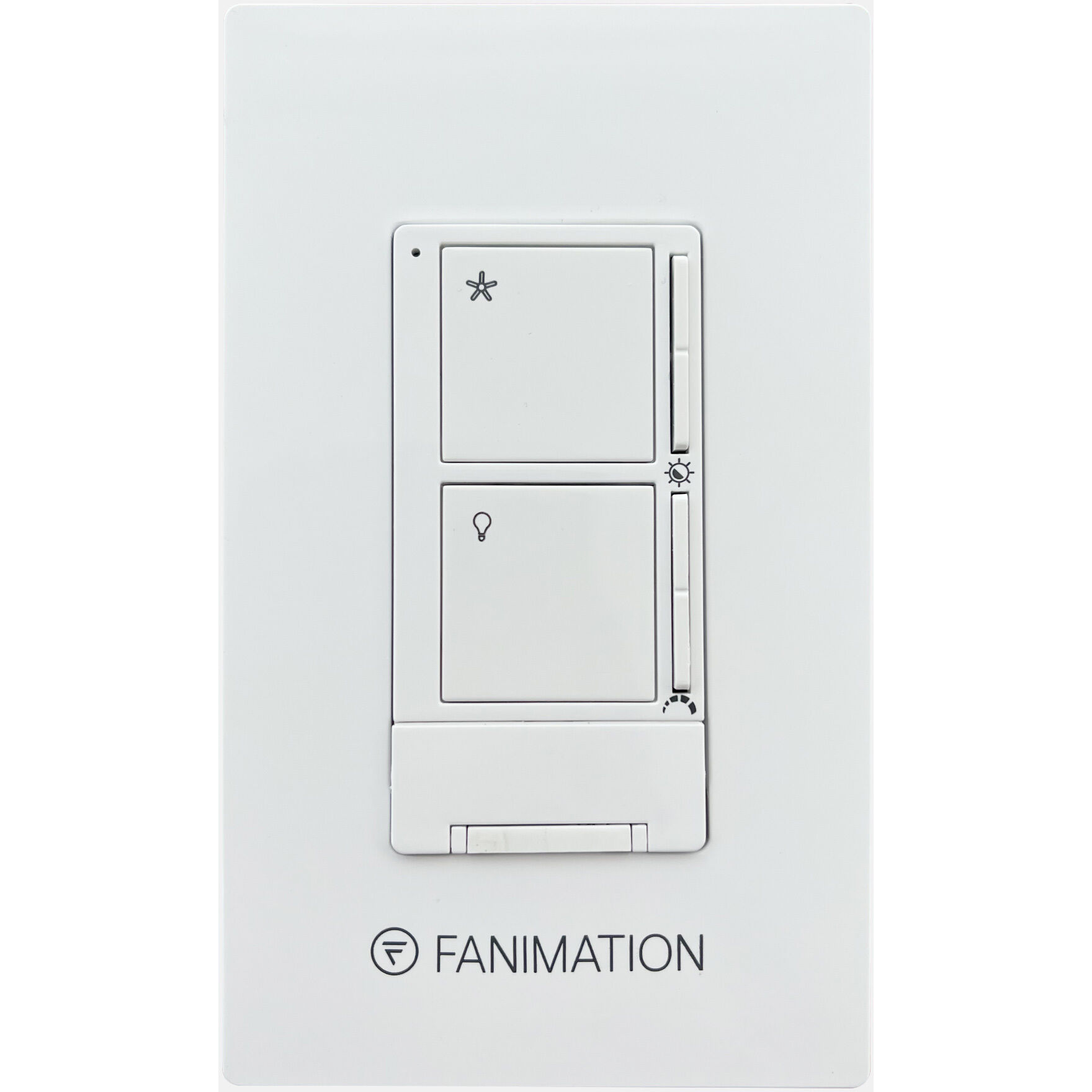 Controls White Fan Wall Control