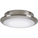 Wrap Custom 1 Light Brushed Nickel Fan Light Kit