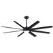 Stellar Custom Black Fan Motor, Blades Sold Separately