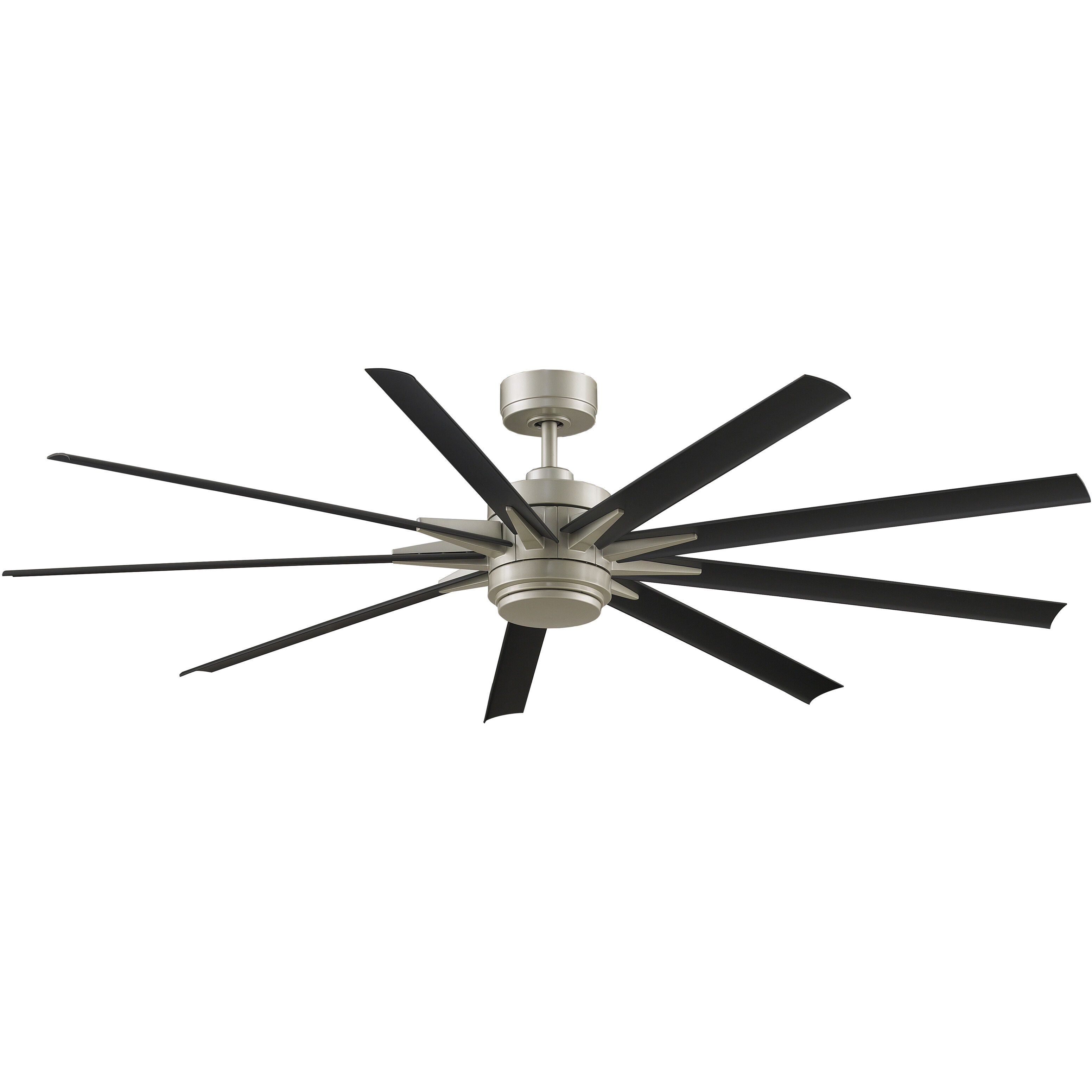 Odyn Custom 8.27 inch Brushed Nickel Fan Motor Only, Blades Sold Separately