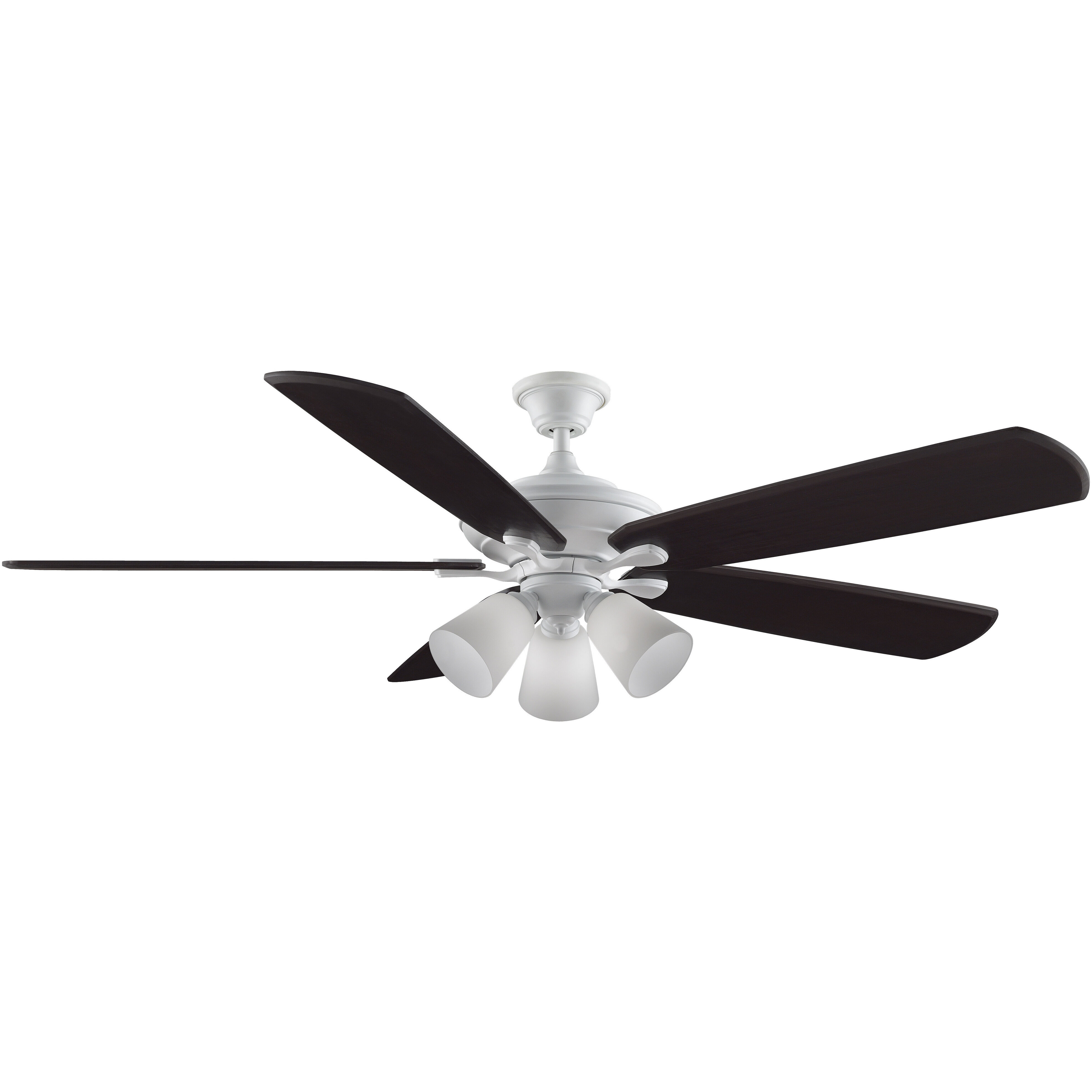 myFanimation 12.98 inch Matte White Fan Motor Only, Blades Sold Separately, Motor Only