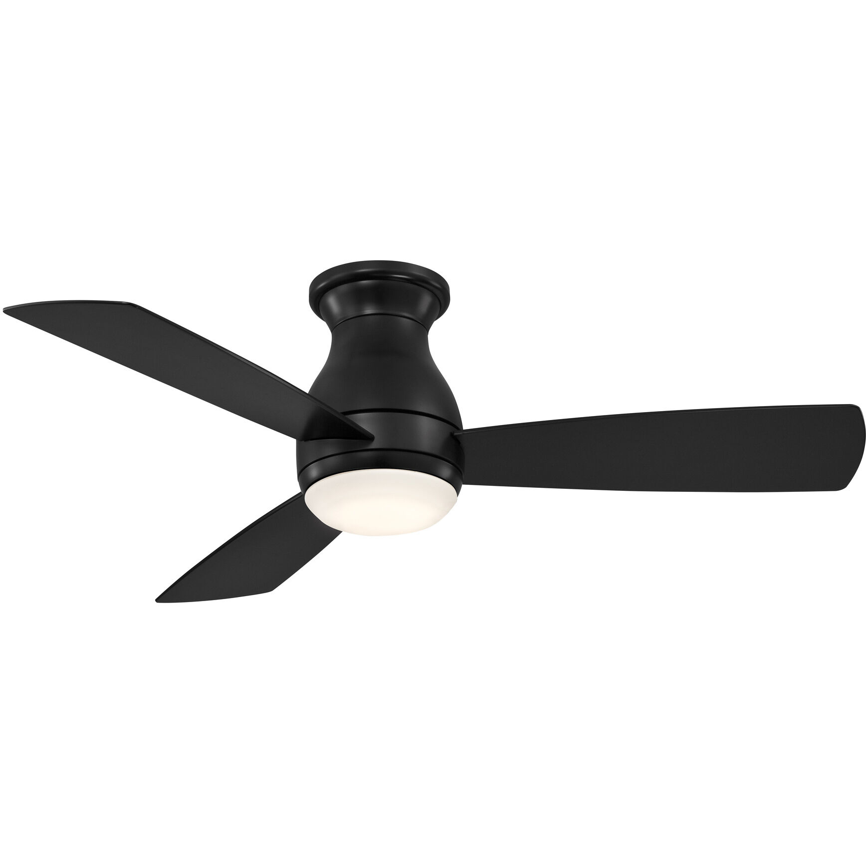 Hugh 44 44 inch Black Fan-Uni