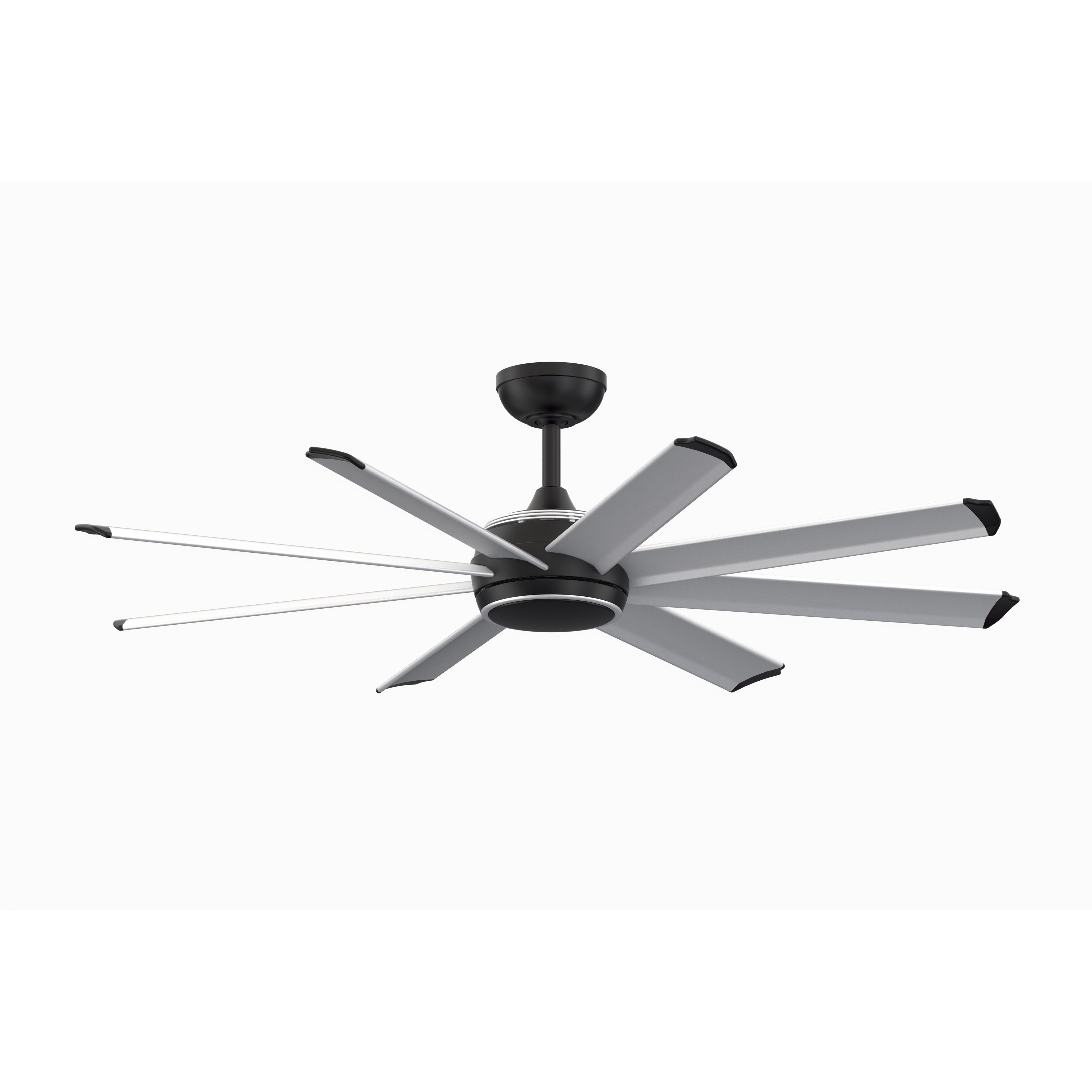 Stellar Custom 9.21 inch Black Fan Motor Only, Blades Sold Separately