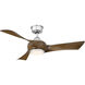 Wrap Custom 1 Light Brushed Nickel Fan Light