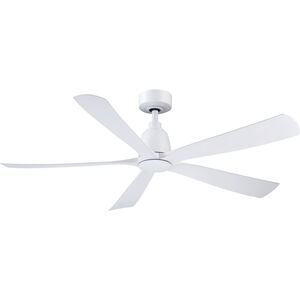 Kute5 52 52 inch Matte White Indoor/Outdoor Ceiling Fan