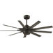 Odyn Custom 8.27 inch Matte Greige Fan-Multi, Blades Sold Separately