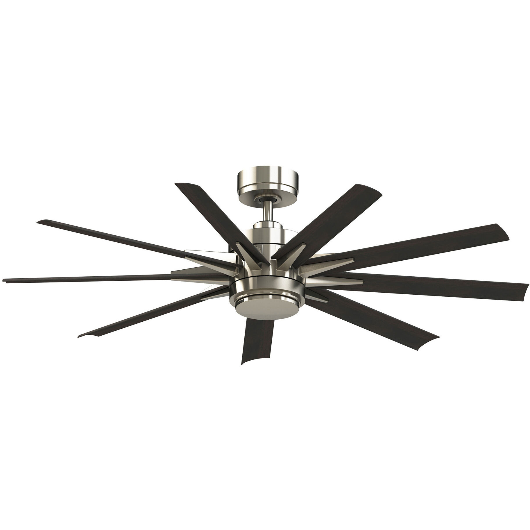 Odyn Custom 8.27 inch Brushed Nickel Fan Motor Only, Blades Sold Separately