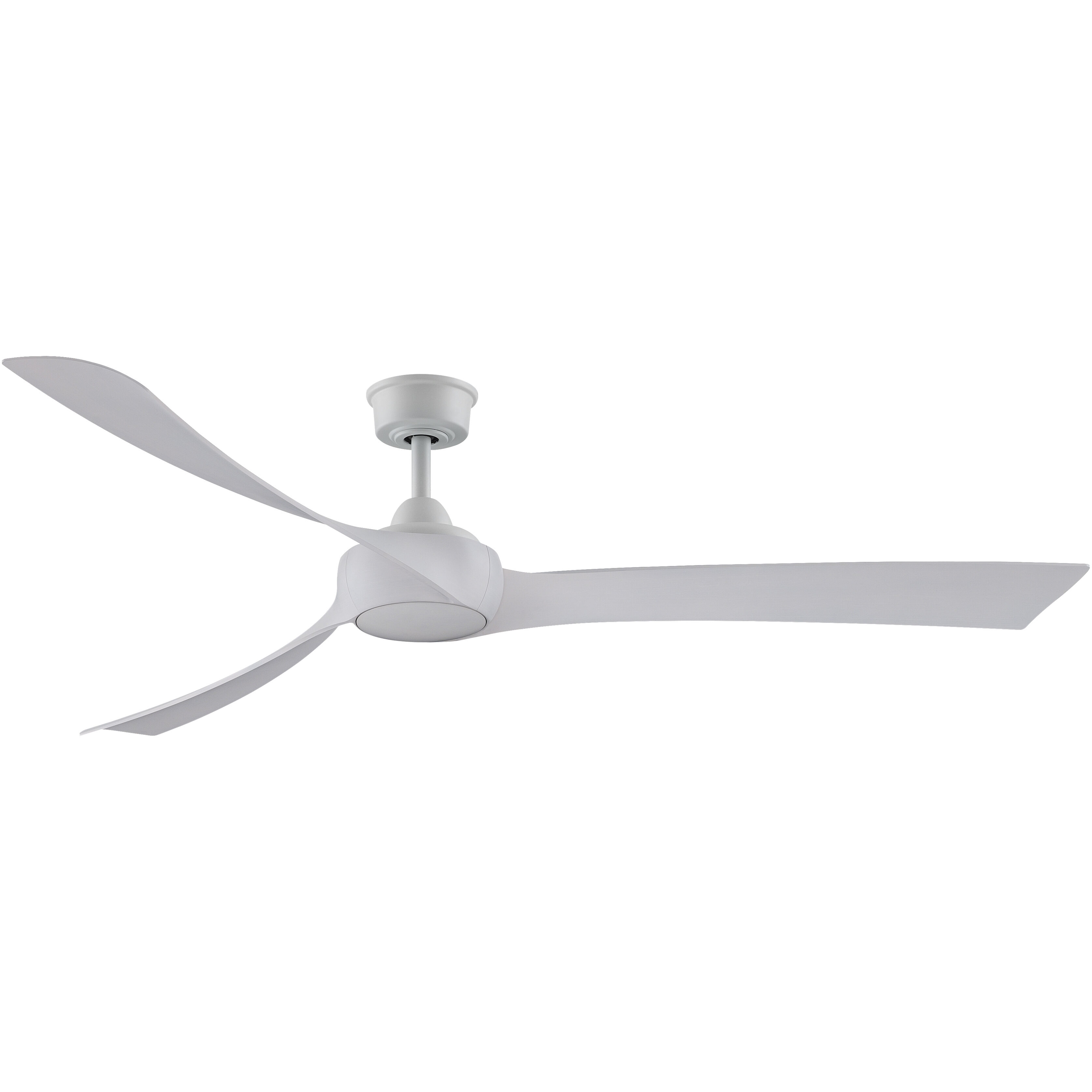 Wrap Custom 8.88 inch Matte White Fan Motor Only