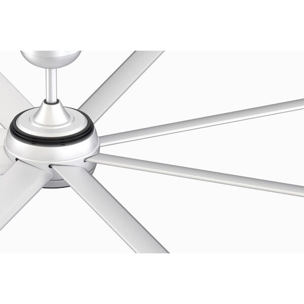 Stellar Custom Silver Fan Motor Only, Blades Sold Separately