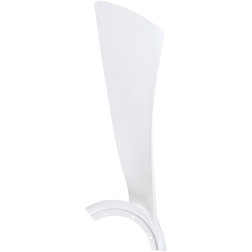 Wrap Custom Matte White 22.01 inch Set of 3 Fan Blades in 44 inch