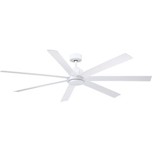 Pendry 72 72 inch Matte White Indoor/Outdoor Ceiling Fan