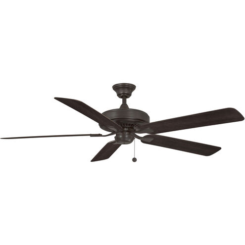 Edgewood 60 60 inch Dark Bronze with Dark Walnut Blades Indoor/Outdoor Ceiling Fan