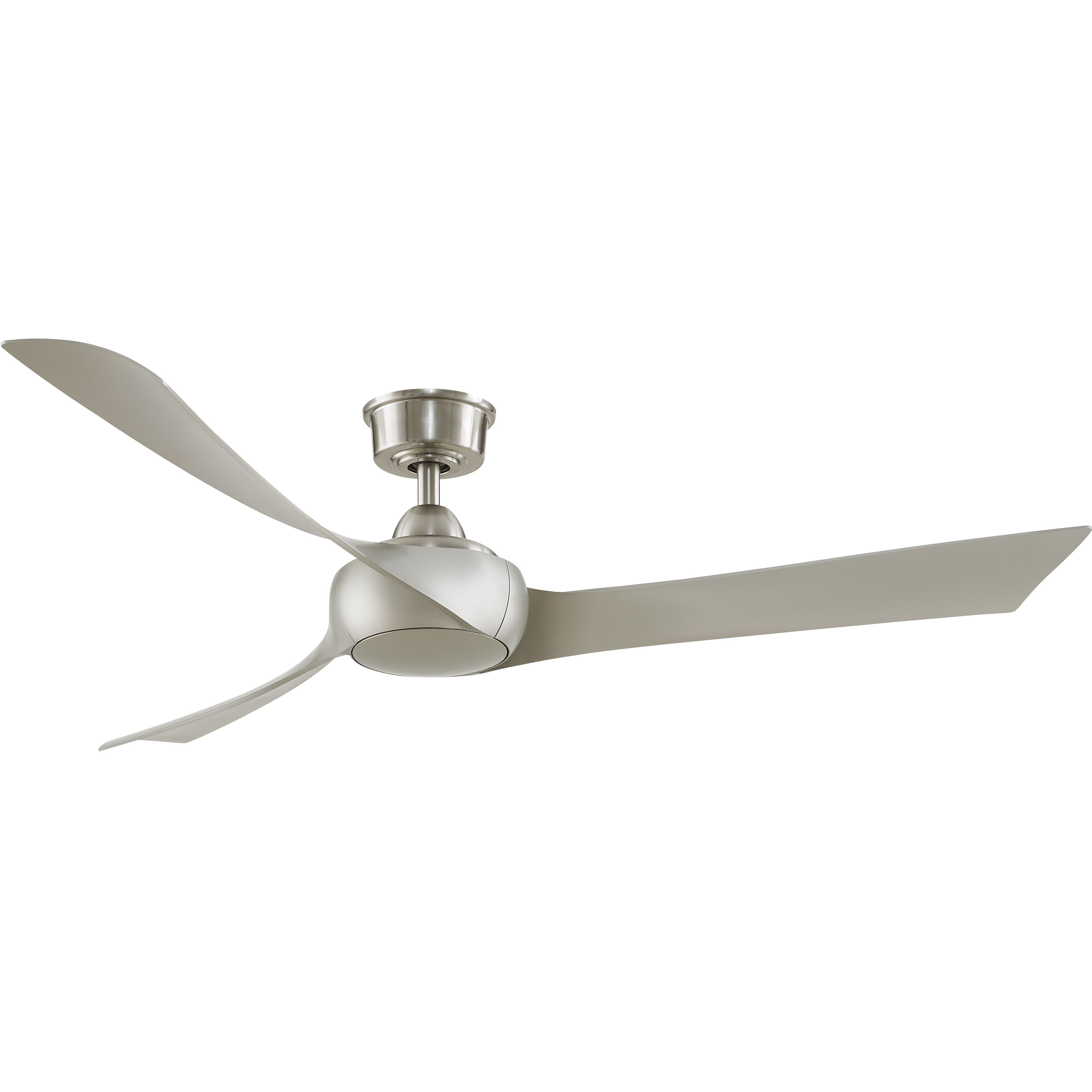 Wrap Custom 8.88 inch Brushed Nickel Fan Motor Only