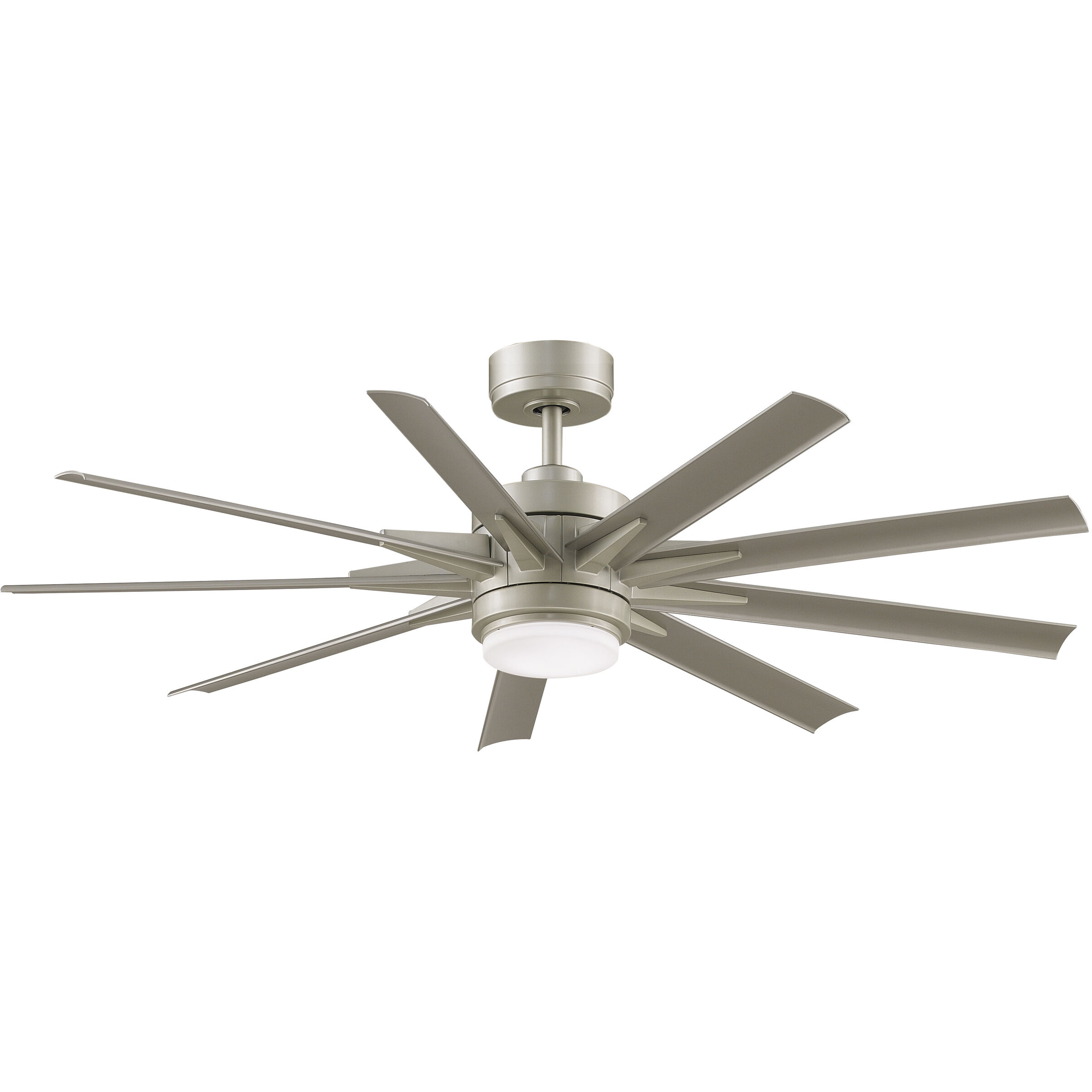 Odyn Custom 8.27 inch Brushed Nickel Fan Motor Only, Blades Sold Separately