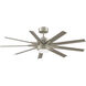 Odyn Custom 8.27 inch Brushed Nickel Fan-Multi, Blades Sold Separately